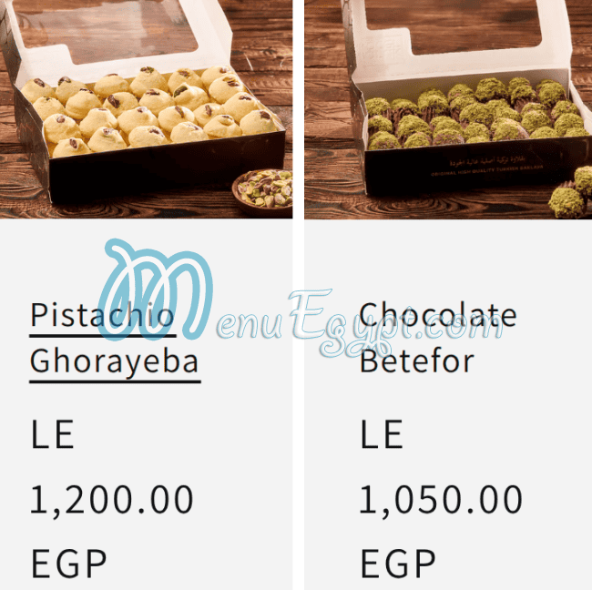 Faruk Kocer online menu