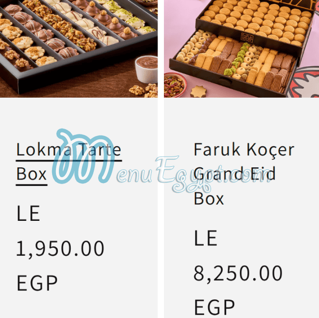 Faruk Kocer menu prices