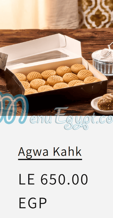 Faruk Kocer menu Egypt 1