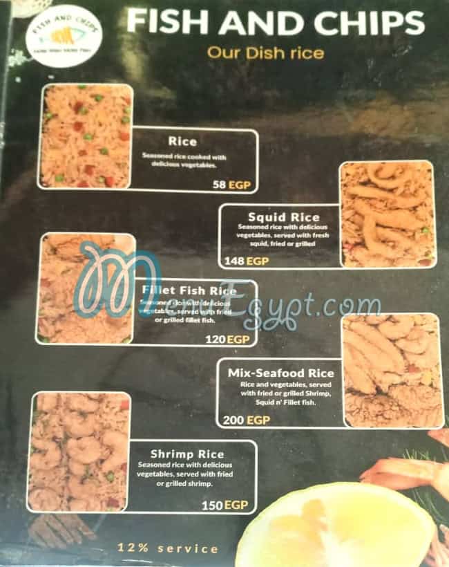 Fish and Chips online menu