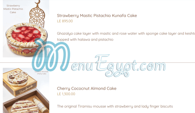 فلور مصر منيو بالعربى