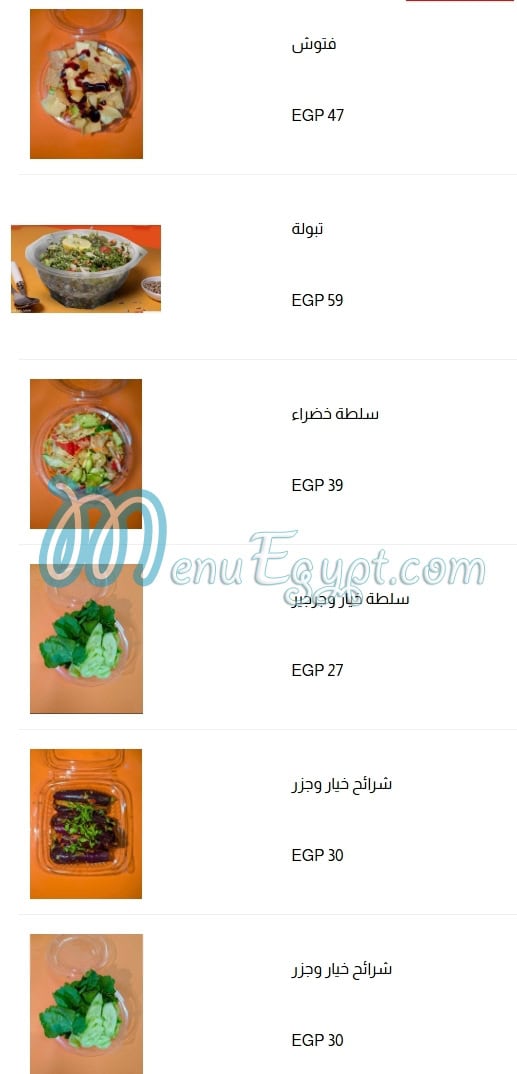 Foool Tank menu Egypt 11