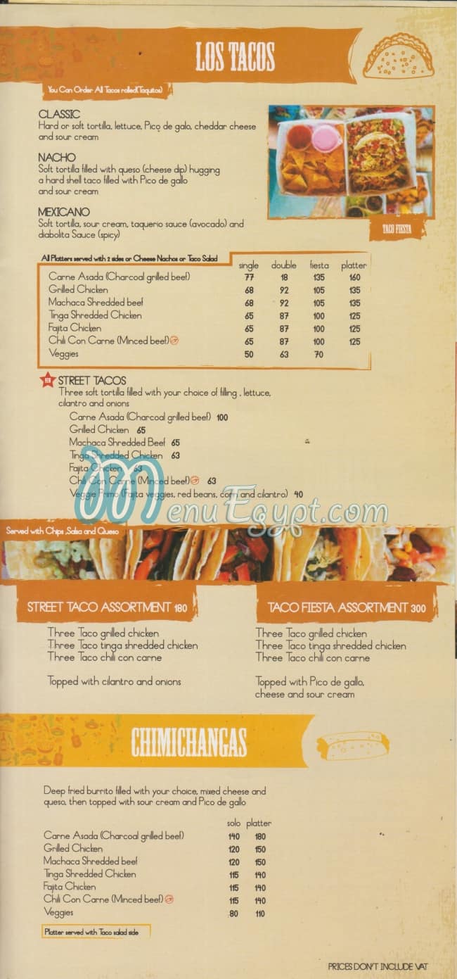 Gringos Burrito Grill online menu