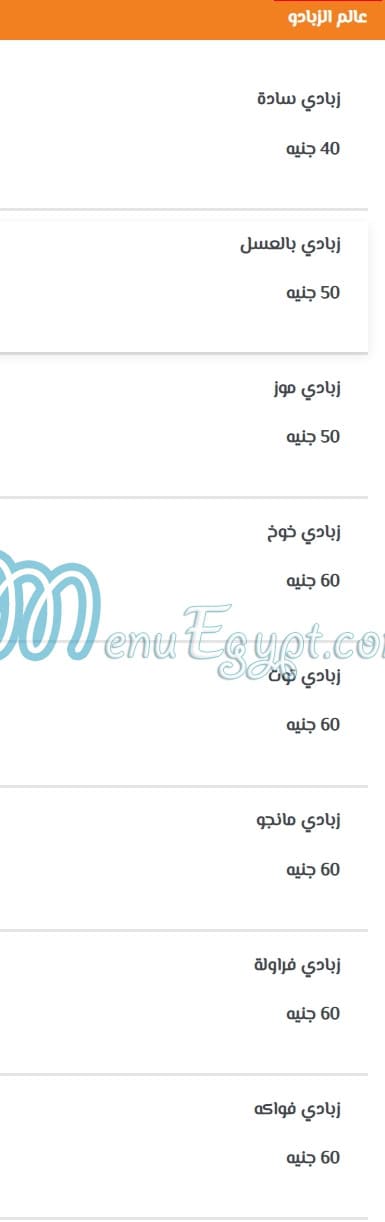 Hamed El Askandrany menu Egypt 10