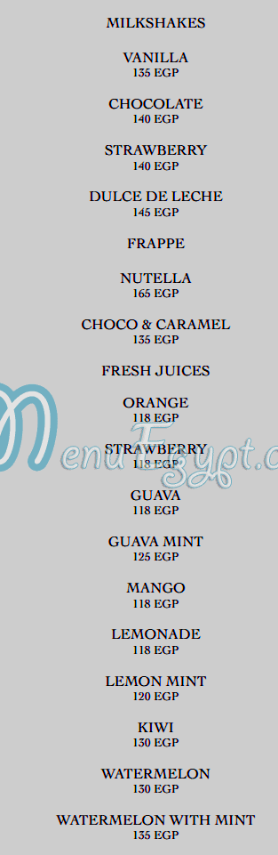 منيو جولياس كيتشن مصر 5