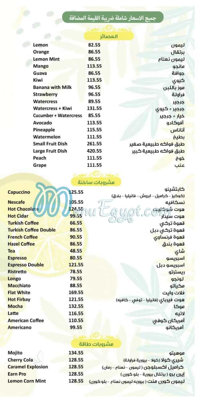 kasr el kababgy menu prices