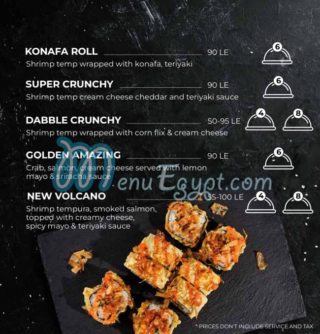 Koi sushi bar&grill menu Egypt 12