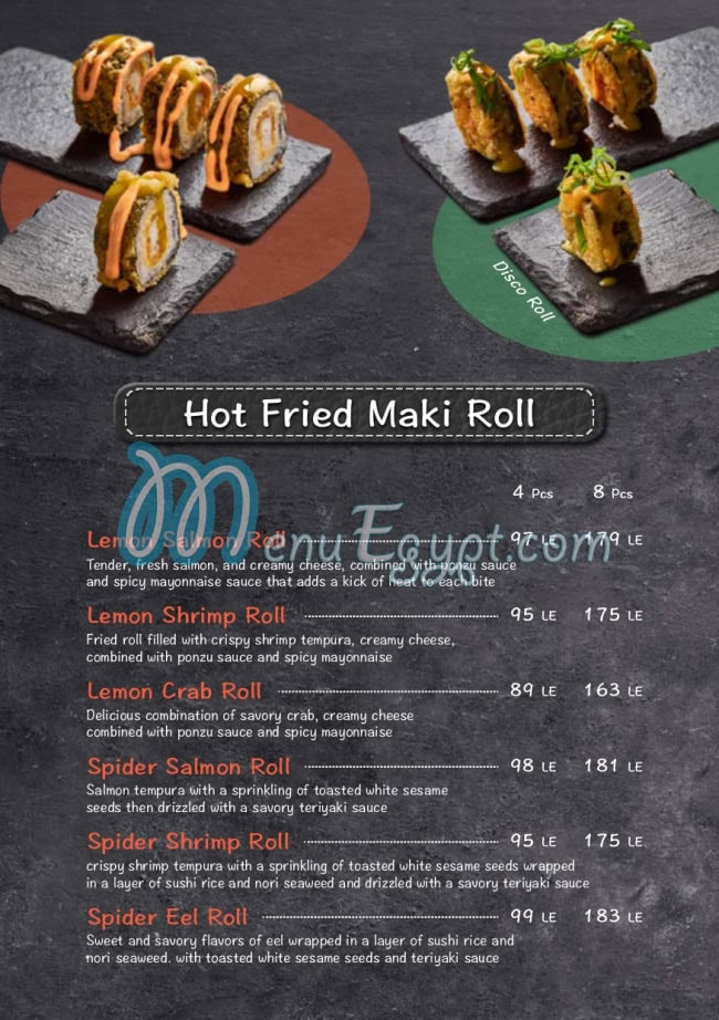 L Sushi menu Egypt 7