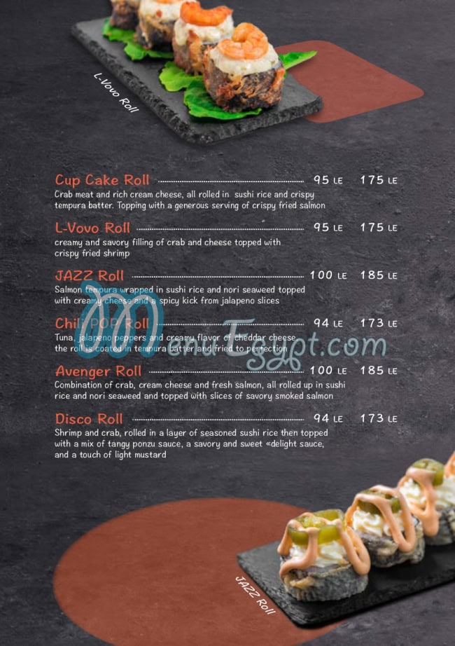 L Sushi menu Egypt 8