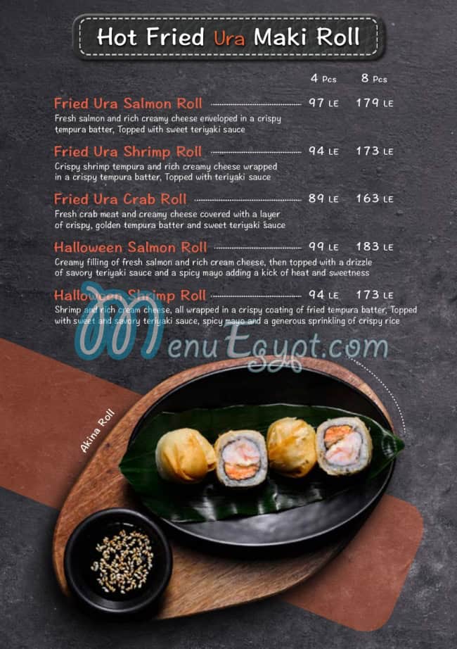 L Sushi menu Egypt 9