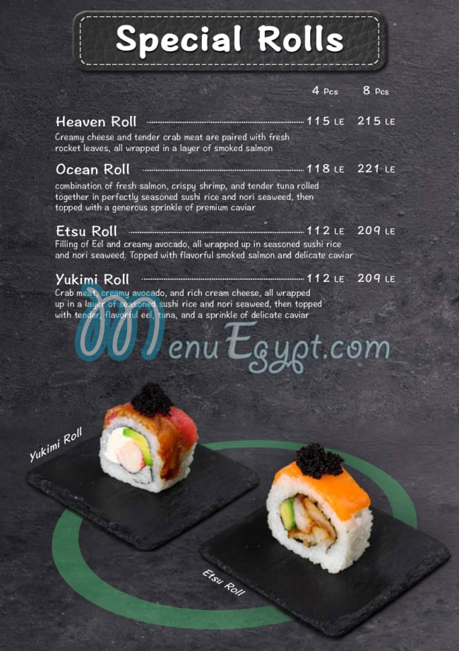 L Sushi menu Egypt 11