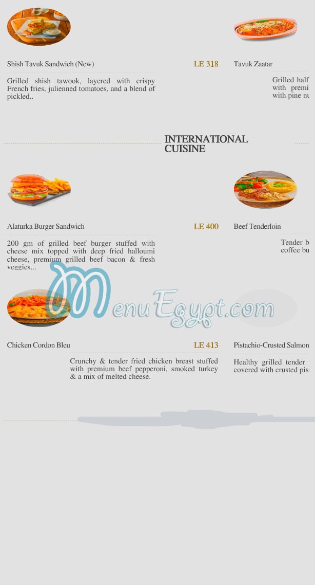 منيو مادو مصر 2