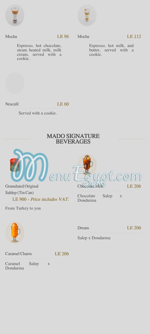 منيو مادو مصر 8