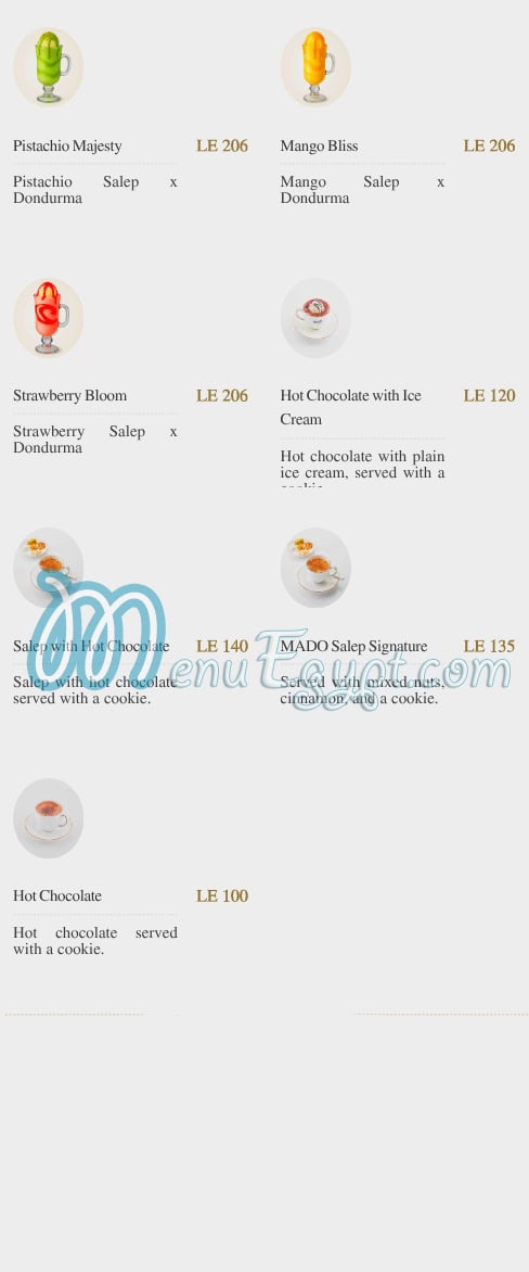 منيو مادو مصر 9