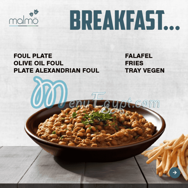 malmo restaurant online menu