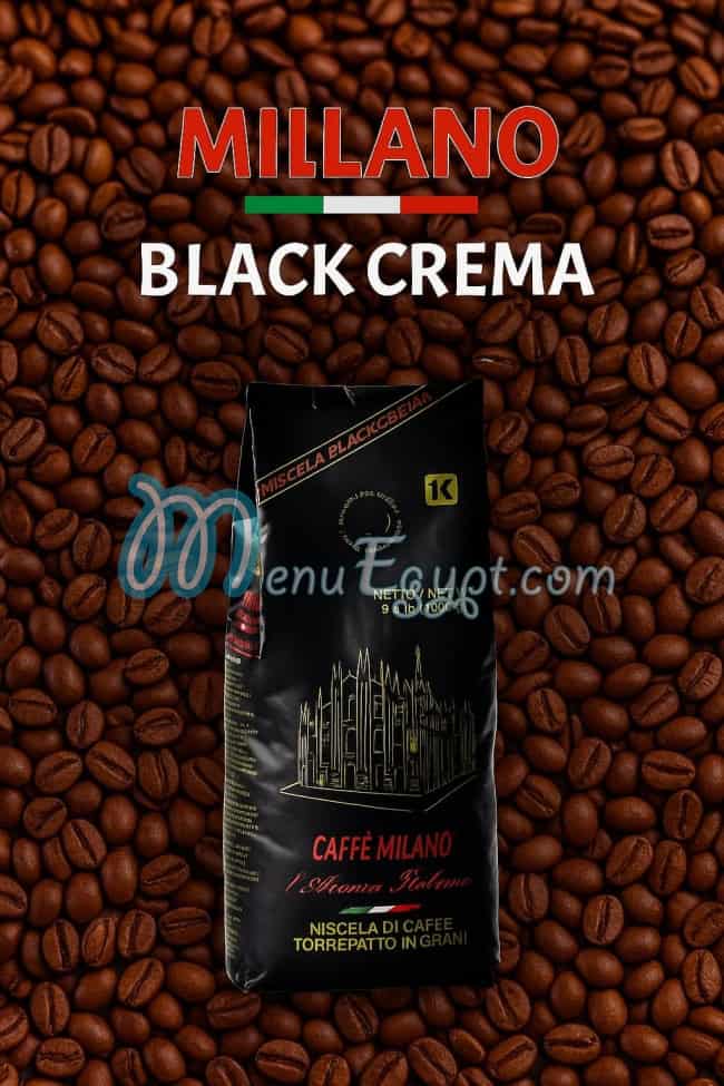 Millano Coffee delivery menu