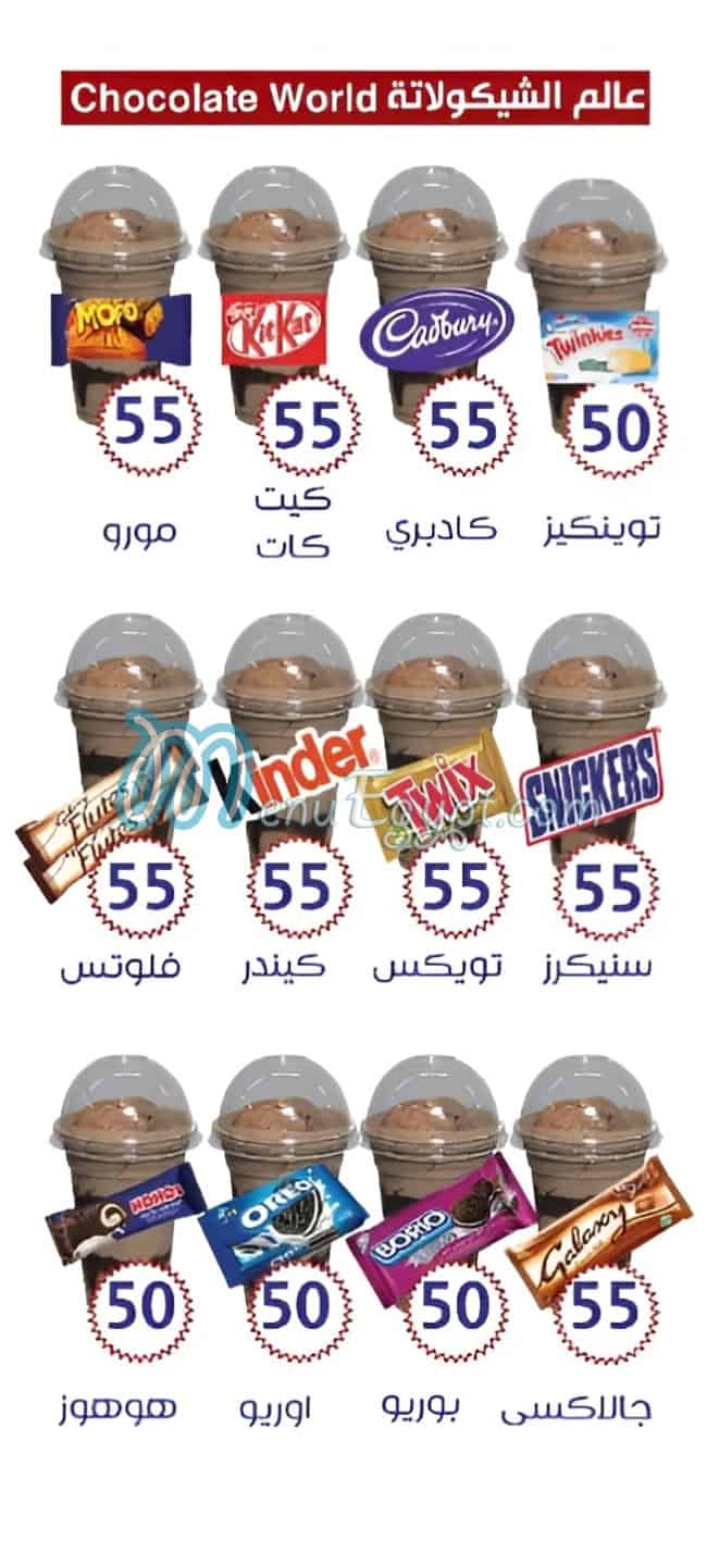 Mister Fruit menu