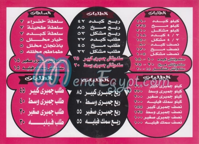 mohamed el shrqawy menu Egypt