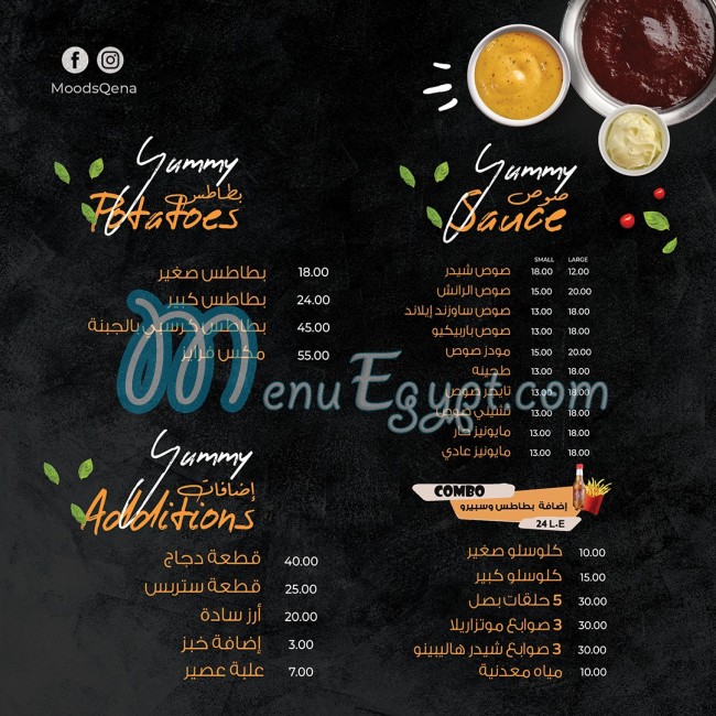 Moods Restaurant And Cafe menu prices
