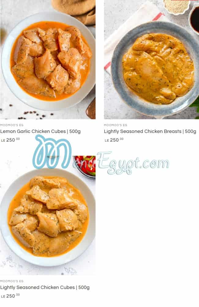 Moomoo's menu prices