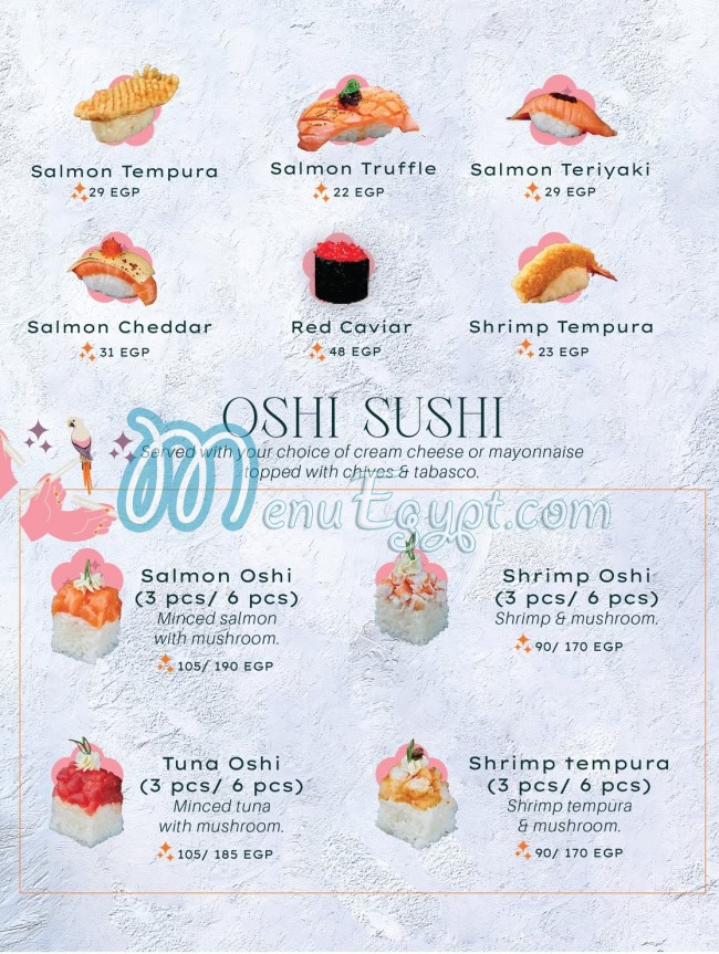 Mori Sushi menu Egypt 9
