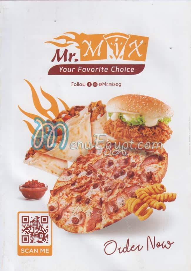 MR. Mix menu