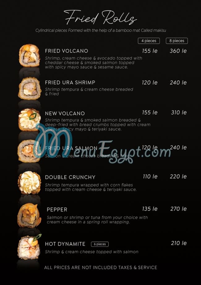 Nagoya Sushi menu Egypt 11