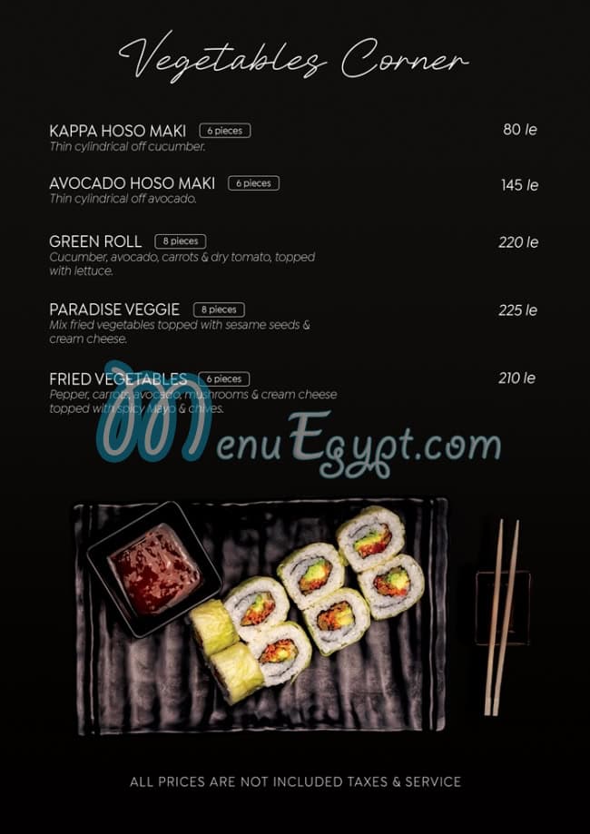 Nagoya Sushi menu Egypt 13