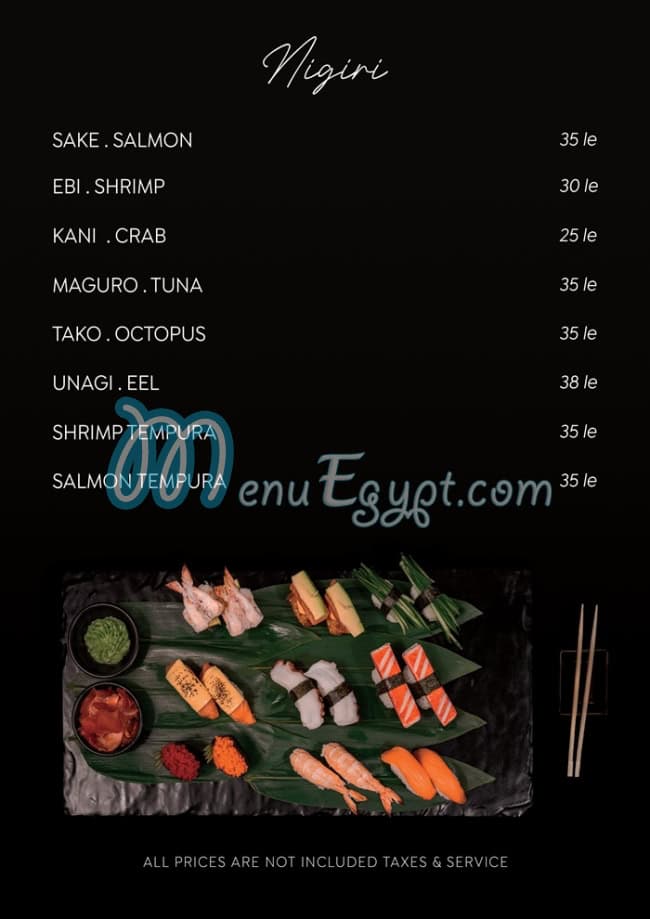 Nagoya Sushi online menu