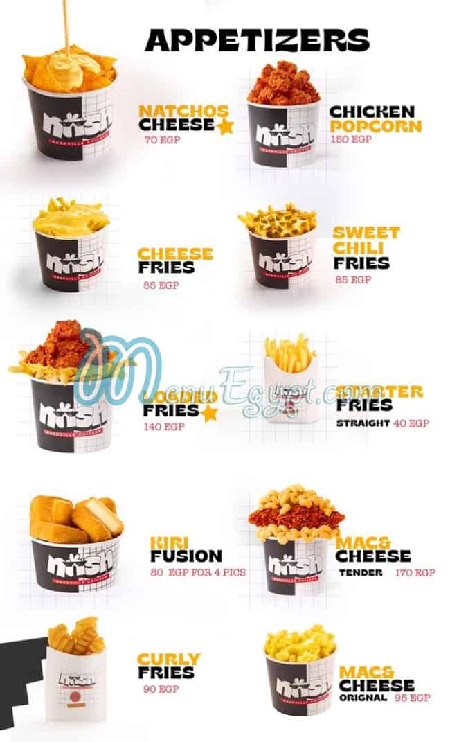 Nash menu