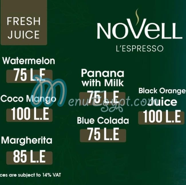 Novell menu Egypt 9