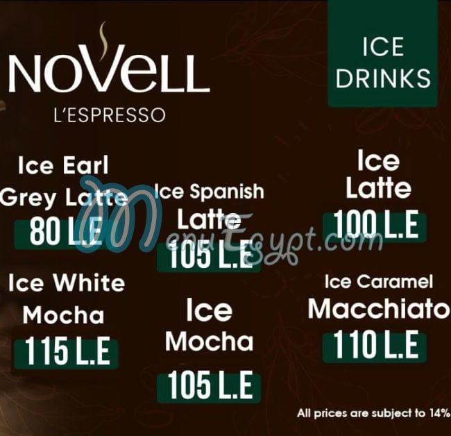 Novell menu Egypt 1