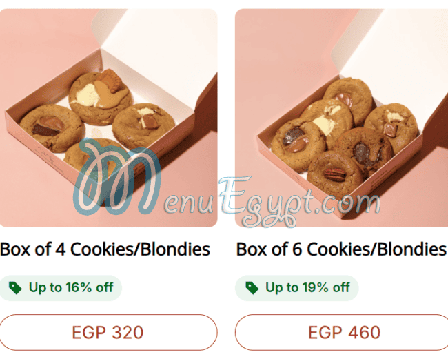 منيو نود بيكري مصر