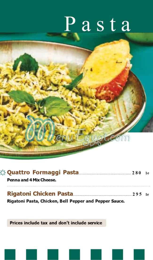 Octa Cafe menu Egypt 3