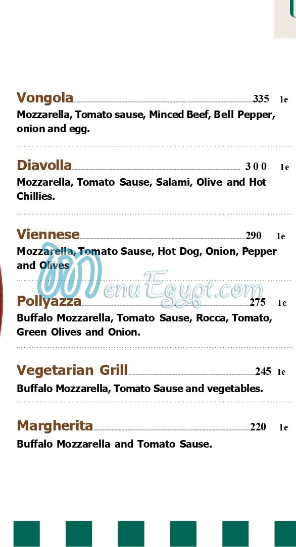 Octa Cafe menu Egypt 13