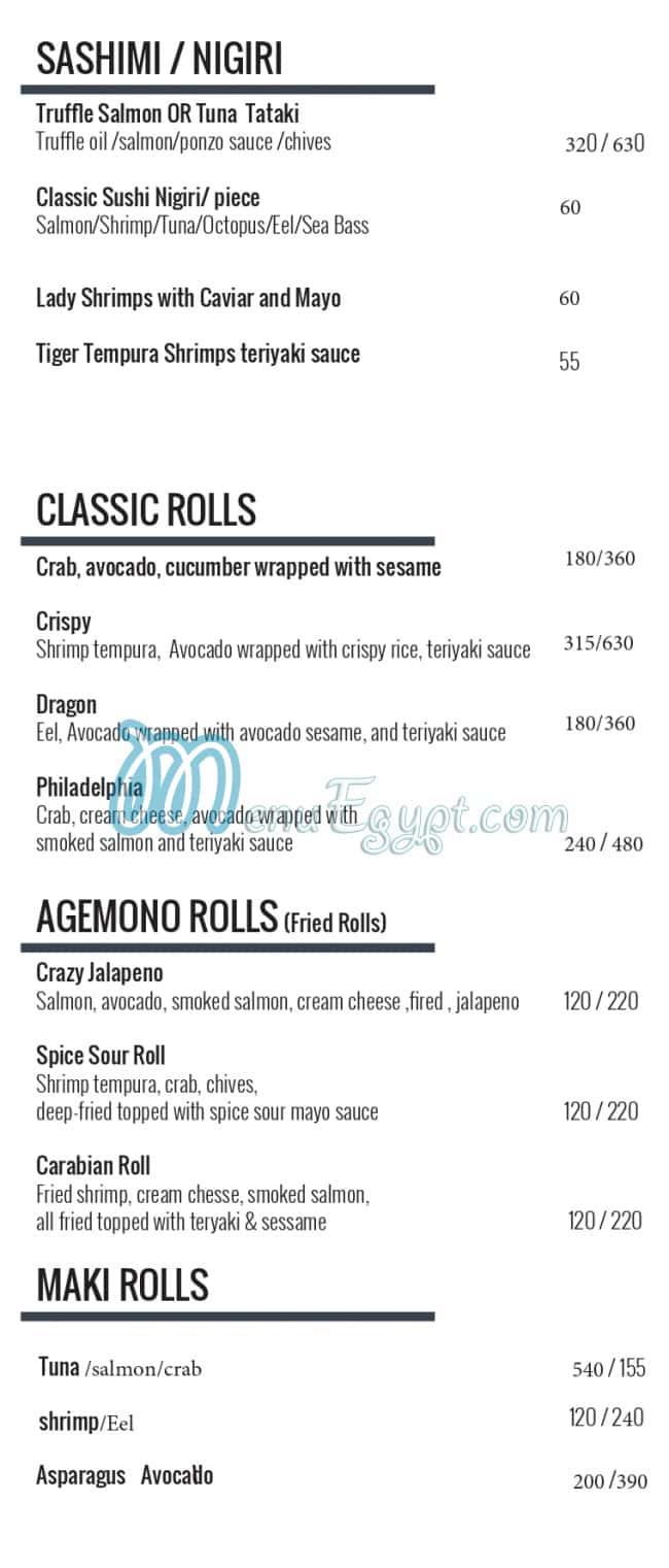 Ora Restobar menu prices