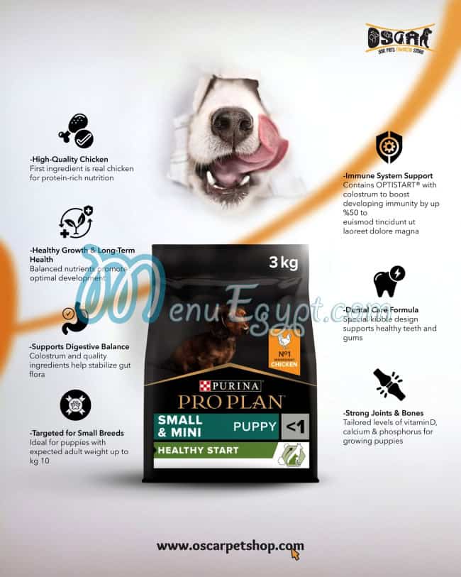 Oscar Pet Shop online menu