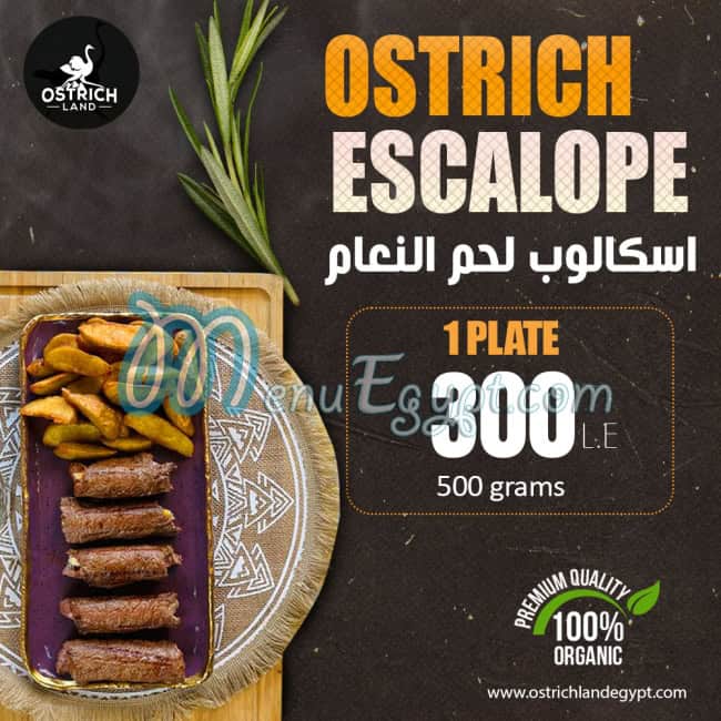 Ostrich land menu Egypt 4