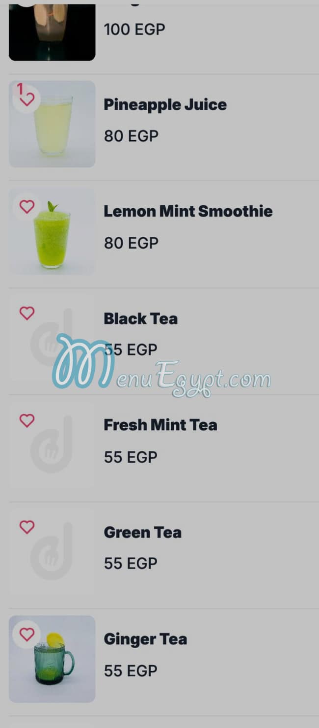 Pao Pao menu Egypt 8