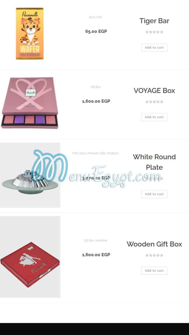 منيو باشيونل مصر 6