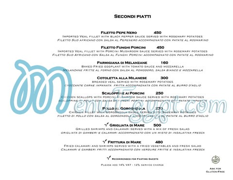 Pepenero online menu