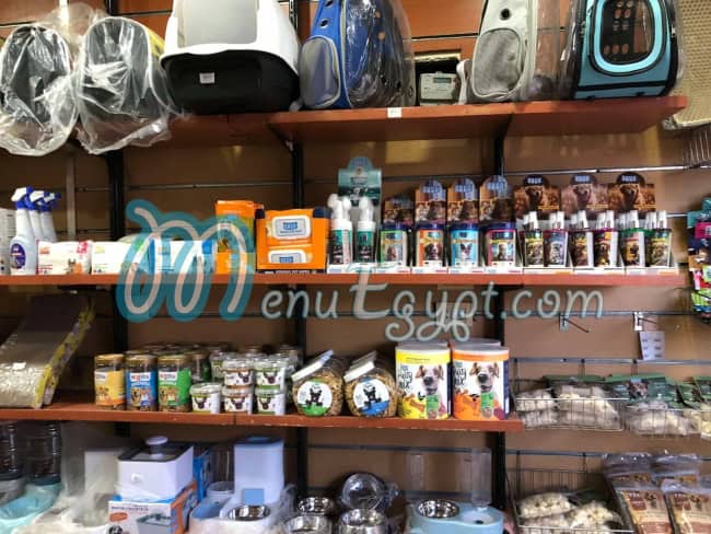 Picky paw pet shop menu