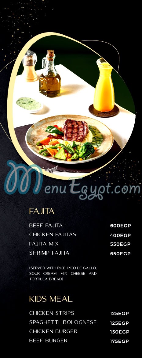 Picual menu Egypt 3