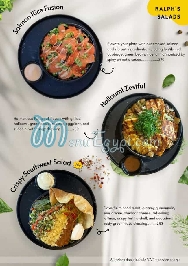منيو رالفز جيرمان بيكري مصر 2