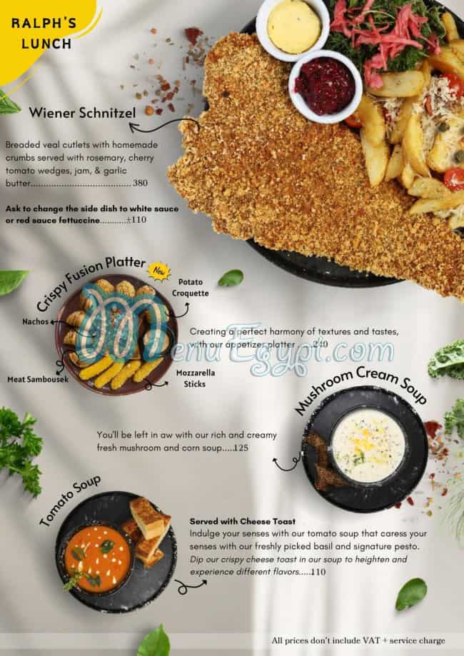 منيو رالفز جيرمان بيكري مصر 4