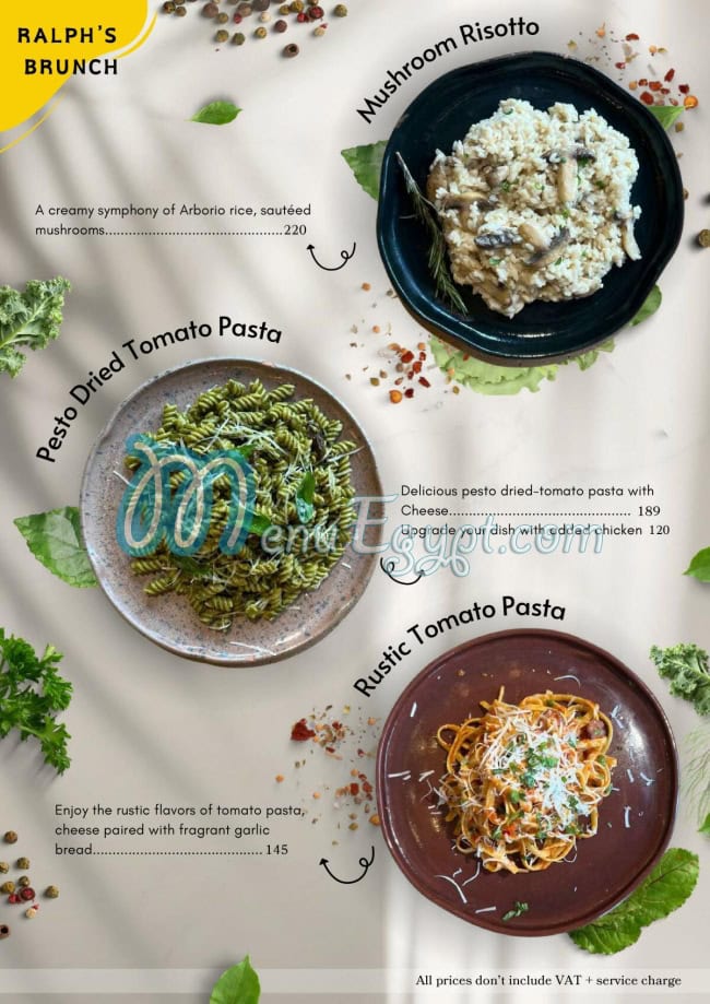 منيو رالفز جيرمان بيكري مصر 5