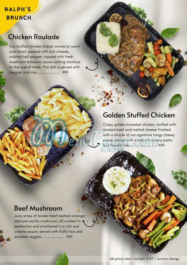 منيو رالفز جيرمان بيكري مصر 8