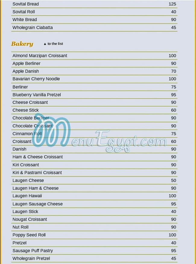 Ralphs German Bakery online menu