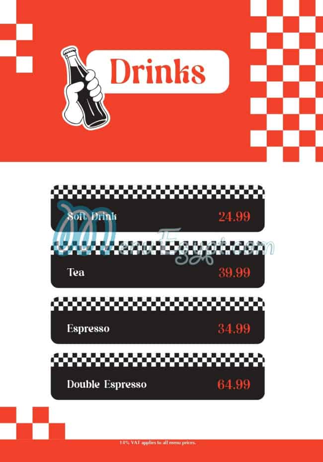 Retro Burger menu Egypt 7