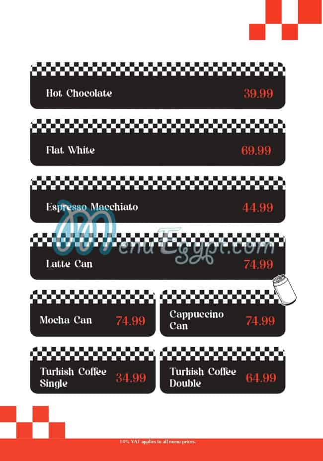 Retro Burger menu Egypt 9